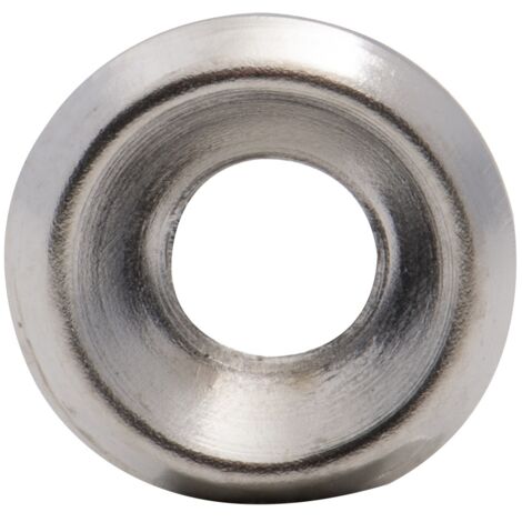 Verchromte Unterlegscheibe Viswood 2,5x9mm Dicke:1,75mm (Packung mit 30 Unterlegscheiben)