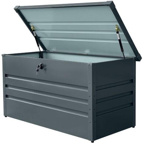 Aufbewahrungsbox mit Gasdruckfeder 350L Metall