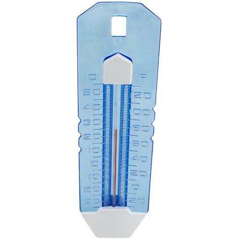 Transluzenter blauer Thermometer