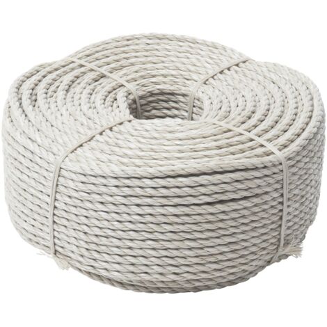 WERKA PRO Polypropylen-Seil 100 Meter - UV-beständig, Beige, 10 Mm Stärke, 1390 Kg Belastbarkeit