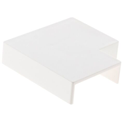 Flache Winkelverkleidung 30x10mm weiß Packung mit 4