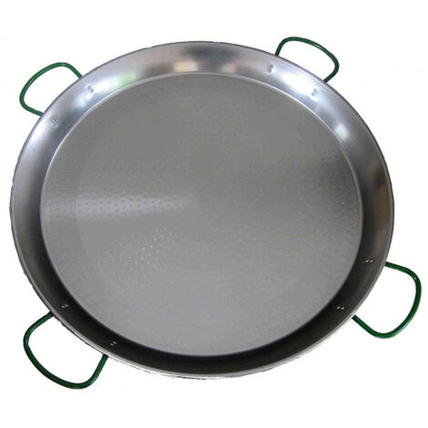 80cm paellaschale aus poliertem stahl für 40 personen - Vaello Campos - 0180