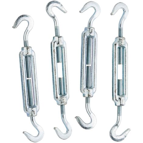 Käfigspanner 5mm verzinkter Stahl 4 Stück
