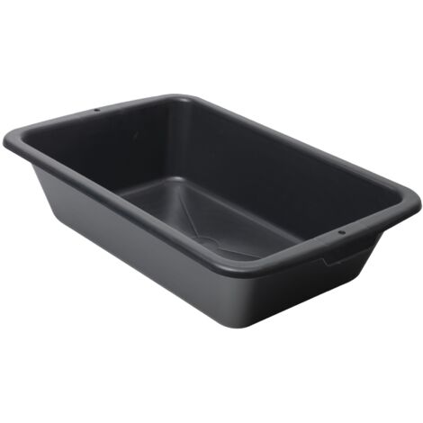 Schwarzes Kunststoff-Maurerauge Mondelin 35 Liter (75x49,5x18,5 cm)