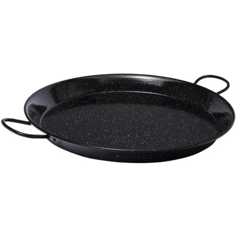 Paellaplatte aus Emaille-Metall  Ø 46 cm