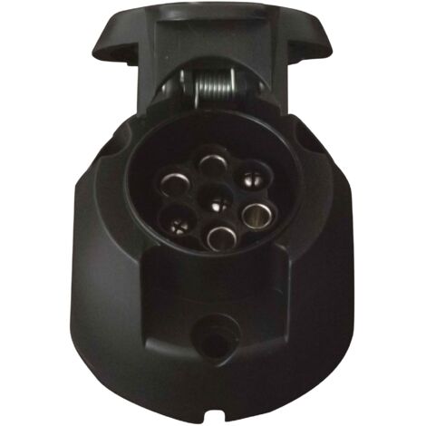 Anhängerstecker PVC weiblich 7-polig 12v