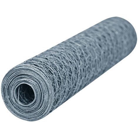 Galvanisiertes Gitter 0,50 x 2,5m quadratisch 12,7mm Windhager