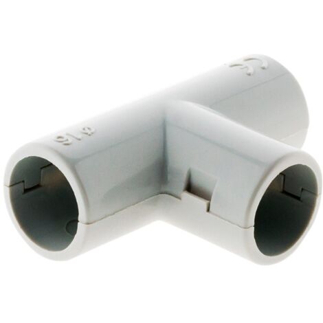 T-Stück für Rohre Ø16mm grau Packung mit 2
