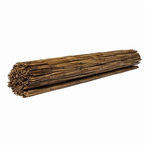 WERKA PRO Cannicciola Naturale Ø 2,5 Mm, 1x3 M, Per Privacy E Schermatura, Rinforzata Con Filo Di Ferro - 2