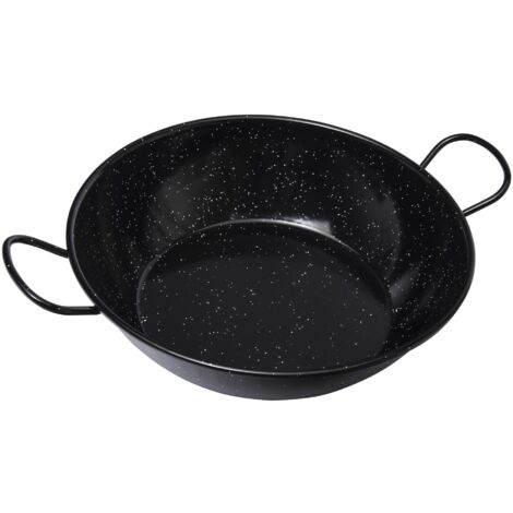 Hohen emaillierten Paellapfanne mit 2 Griffen ø 36 cm
