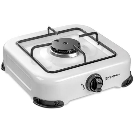 Kemper Gruppe 104980 Kochfelder White Hob Hob Gaskochfeld de 1 Zone(n)