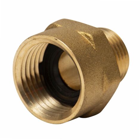 Taisher Reduzierstück Aus Messing – 2,5 Cm NPT Männlich Auf 1,9 Cm NPT Weiblich – Rohrverbinder Für Heizung & Sanitär