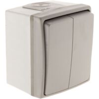 Doppelschalter wasserdicht IP55 - Orok