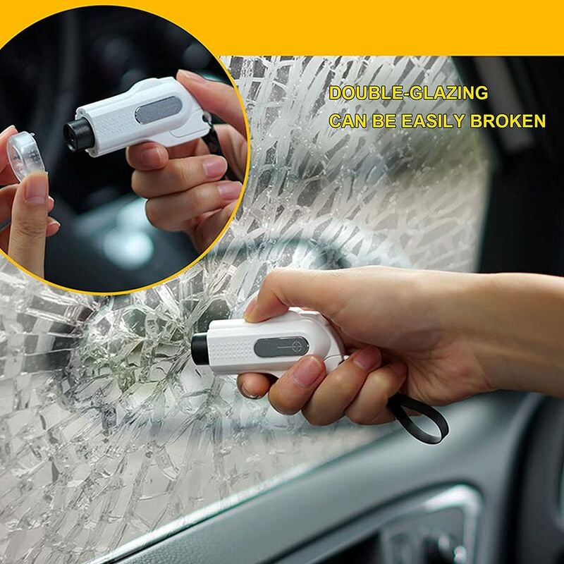 Notfall-Schlüsselbund-Auto-Flucht Fensterbrecher und  Sicherheitsgurtschneider