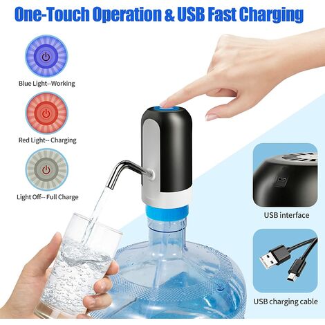 Wasserflaschenpumpe 5 Gallonen Wasserspender, tragbare elektrische