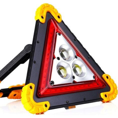 LED-Arbeitslicht, wiederaufladbar, tragbar, wasserdicht, LED-Flutlicht für  Outdoor-Camping, Wandern, Notfall, Autoreparatur und Pannenhilfe