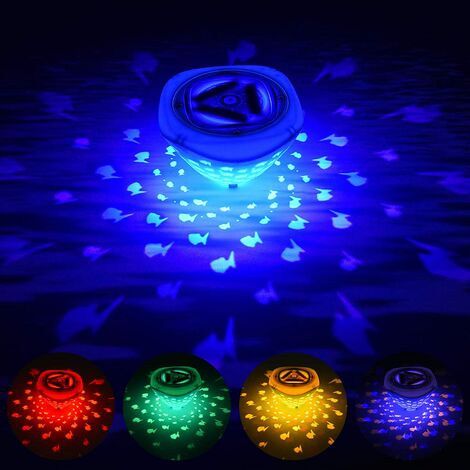 Wasserdichtes Unterwasser-LED-Licht, IP68 Multi-Color Unterwasser