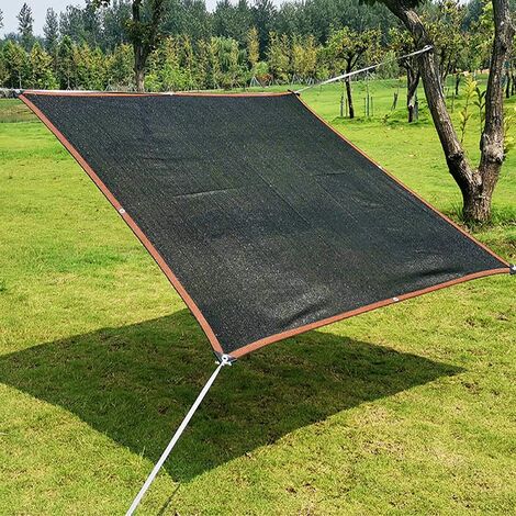 Premium schwarzes Schattennetz, gestricktes Schattentuch, 85%  UV-beständiges Sonnenschutznetz, Schattensegel für Vegetation, Haus,  Zwinger, Schwimmbad (