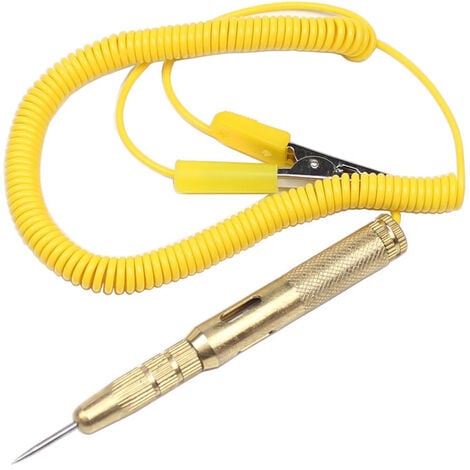 Circuit Tester Pen, Auto Car Vehicle Circuit Tester DC 6V 12V 24V Bulb  Voltage Tester Pen
