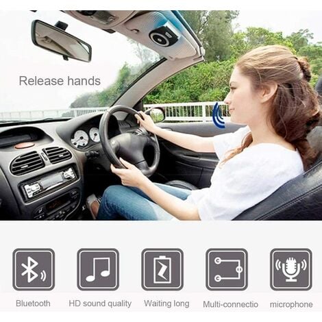 Bluetooth-Freisprecheinrichtung für das Visier im Auto