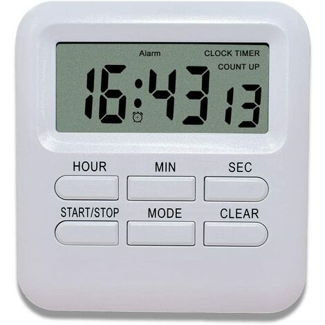 UnikArt Set of 2 Digital Cooking Timer, Loud Alarm LCD Display