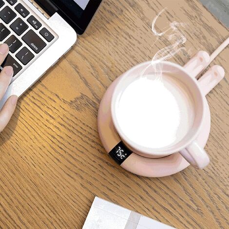 Kaffeetassenwärmer - Elektrischer Kaffeewärmer mit 3 Temperaturreglern für  das Home Office Getränkewärmerplatte für Tasse
