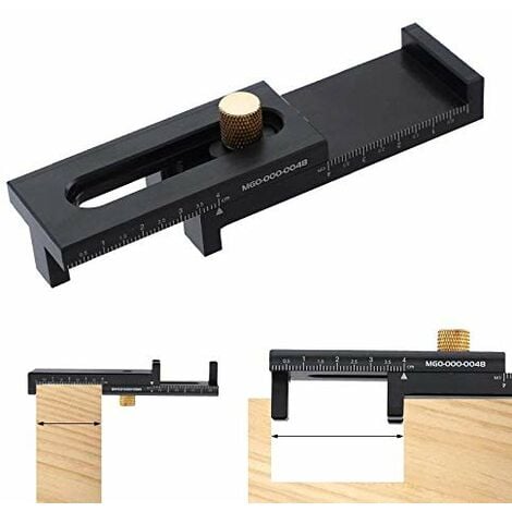 Holzbearbeitungswerkzeuge Messschieber 5–40 mm Aluminiumlegierung  Mikrometer Raumlehre innen außen Holzbearbeitungswerkzeug
