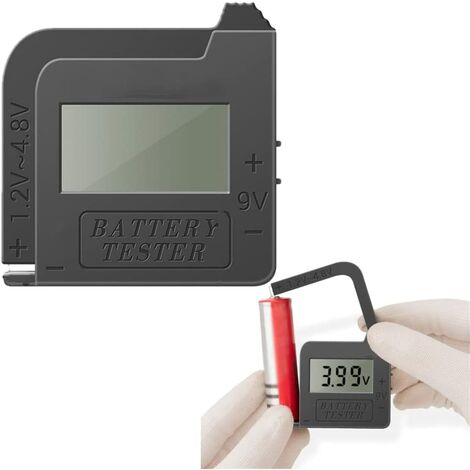 Lithium-Batterietester tragbarer digitaler digitaler Bildschirmanzeige  Batterie Volt Volt tragbarer Batterietester