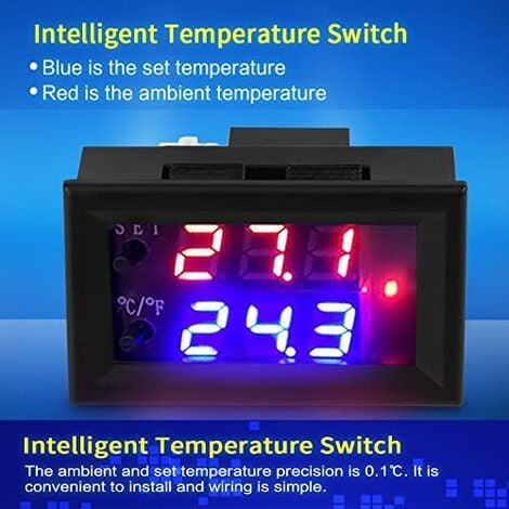 DC 12 V Digitaler Thermostat Allzweck-Digital-Temperaturregler mit