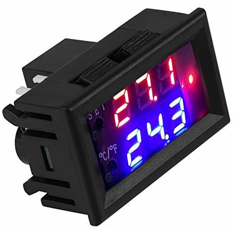 DC 12 V Digitaler Thermostat Allzweck-Digital-Temperaturregler mit Sensor,  Temperaturmessbereich: - 50℃ 110