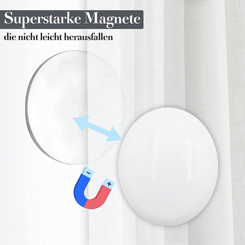 Pesi Magnetici Per Tenda Da Doccia, Rivestiti In Gomma