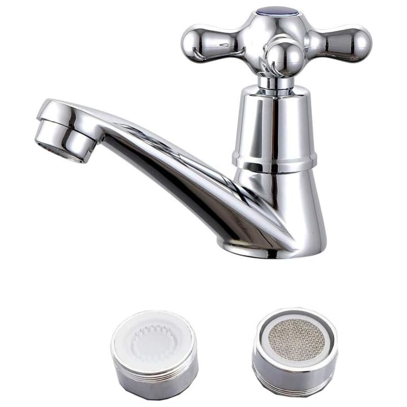 Rubinetto Monocomando Per Acqua Fredda In Acciaio Inox 304, Per Bagno Ospiti E Wc, Con Tubo Flessibile Da 60 Cm E Valvola In Ceramica, Facile Installazione