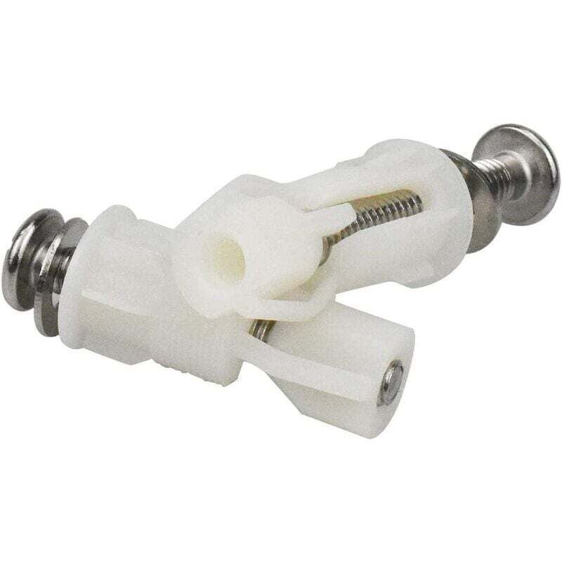 Confezione da 4 viti di fissaggio per cerniere del sedile del water, viti di espansione per copriwater, viti di fissaggio per sedile del water per kit sedile del water YMYNY