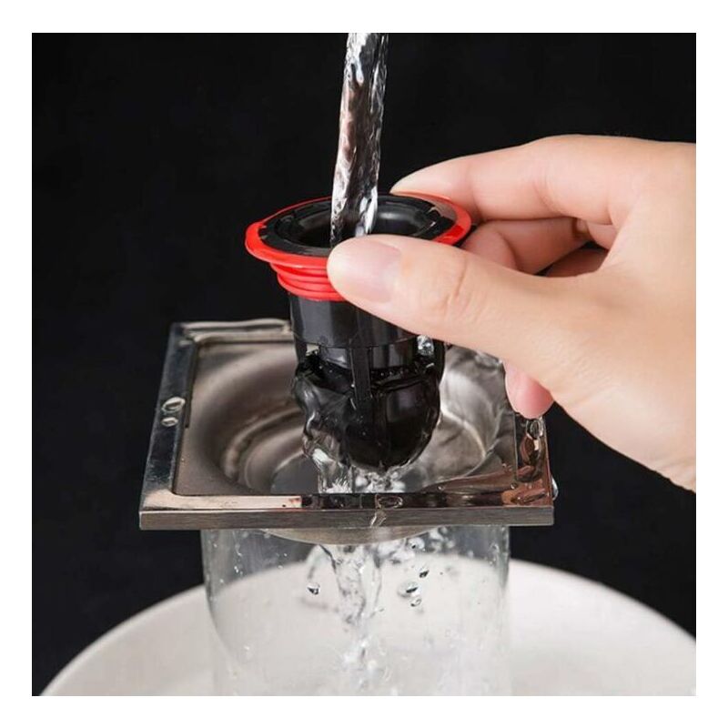 Tappo Scarico Doccia Anti Odore | Valvola Antiriflusso Con Chiusura Automatica E Filtro A Pettine, Per Bagno E Cucina