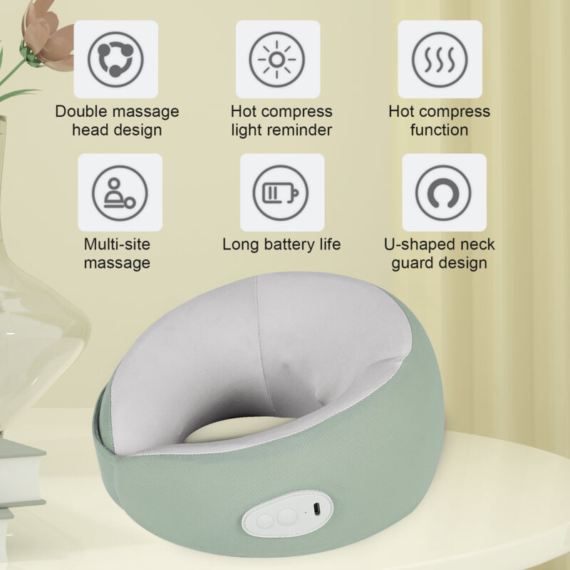 Cuscino Da Viaggio In Memory Foam - Ergonomico, Termoregolante, Con Custodia - Foto 4