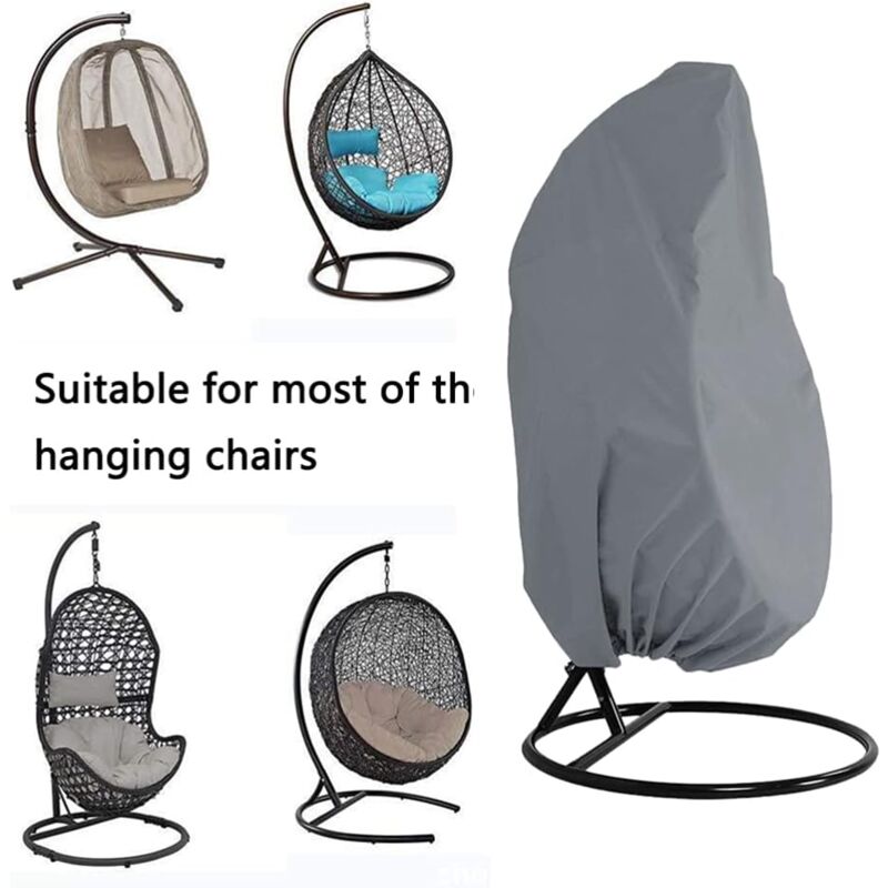 Copertura Impermeabile Per Sedia Sospesa - 190x115cm, Tessuto Oxford, UV Resistente - Foto 10