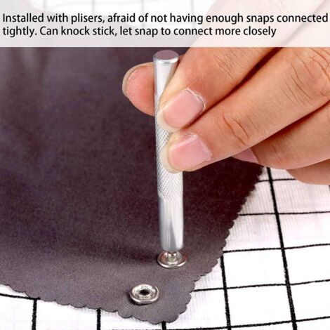 50 PZ 8/10 MM Bottoni A Pressione Da Cucire Bottoni Di Fissaggio In Metallo Bottoni A Pressione Per Cucire Jeans Abbigliamento Accessori Per Indumenti Fai Da Te - Foto 14