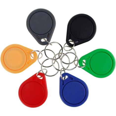 Lotto di 10 Badge RFID 13.56Mhz Programmabile MCT Android UID modificabile Puce CUID Noir-RAPANDA (1/2)