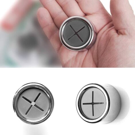 Set Di 4 Porta Strofinacci - Senza Foratura - ABS - Rotondi - Per Bagno Cucina E Casa Non E Richiesta Alcuna Foratura Argento 88642396