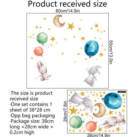 Stelle Adesive Fluorescenti Per Soffitto - 503 Pezzi Con Luna, Decorazione Luminosa Per Camera Bambini - Foto 5