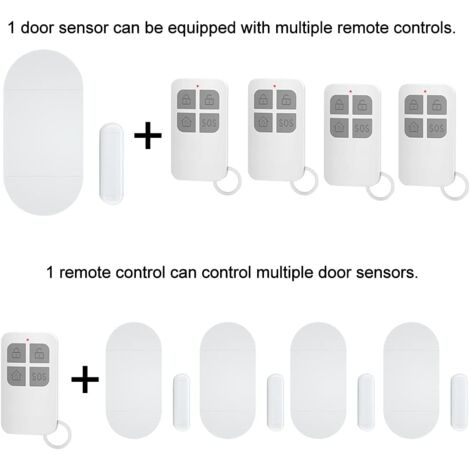 Allarme Casa Wireless UMEIMA Con APP - Kit 16 Pezzi, Sensori Porte/Finestre, Sirena 120DB - Foto 10