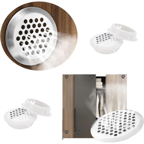 Griglia Di Sfiato Rotonda In Acciaio Inox Resistente, Per Montaggio A - Foto 13