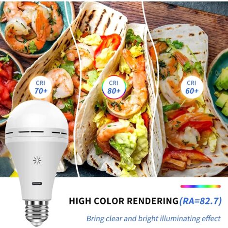 HUSHUI Lampadina a LED a Fune, Lanterna a Sospensione
