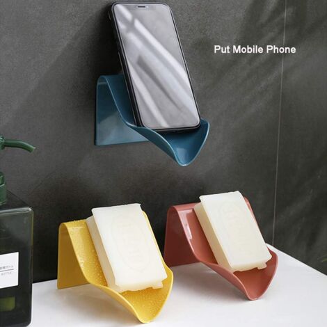 Portasapone d'appoggio in vetro e ceramica crema e oro - Myosotis di Gedy