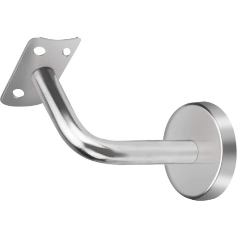 Scale Interne Esterne 6 Supporti Per Corrimano In Acciaio Inox - Staffe A Parete Per Ringhiere Scale, Corridoi, Nero Staffe Nere Per Scale