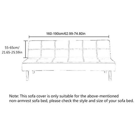 Copridivano Senza Braccioli Copridivano Elasticizzato Elastico Copridivano Per Divano Letto Copridivano Senza Braccioli Piccolo Motivo A