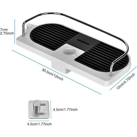 Rastrelliera Per Asciugamani E Accessori Cucina - Acciaio Inox 100 Cm Con 15 Ganci, Porta Pentole - Foto 8
