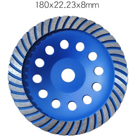 Disco abrasivo diamantato 180 per levigare cemento, granito e pietra