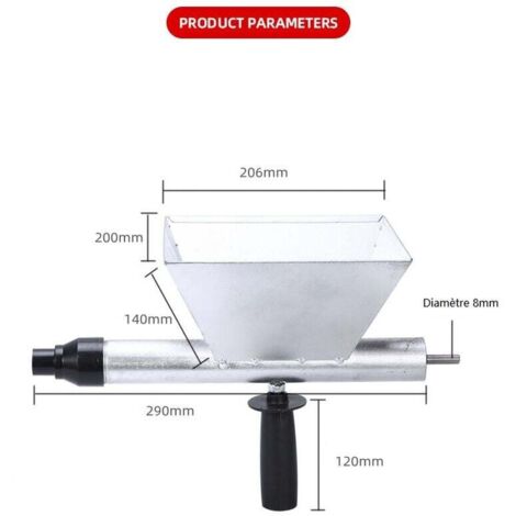 Fugatrice Elettrica Per Malta - Con 4 Ugelli In Acciaio Per Fughe E Calafataggio - Foto 3