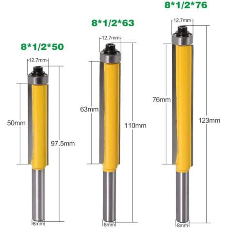 Fresa A Mosca R8 Con Diametro Testa 63mm E Punta Quadra HSS 1/2x1/2x4 Per Fresatrice Bridgeport
